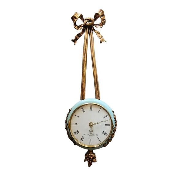 Vintage Henri Lagin French Art Nouveau Ormolu Banjo Clock - 24 in by 8 in - Picture 1 of 6